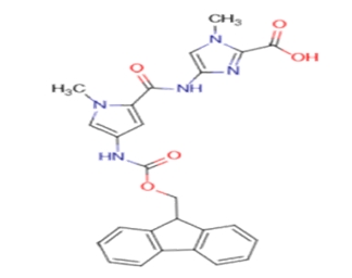 4-[[[4-[(9-fluorenylmethoxycarbonyl)amino]-1-methylpyrrole-2-yl]carbonyl]amino]-1-methylimidazole-2-carboxylic acid
